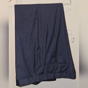 CHAPS Men's Blue Checkered Slacks